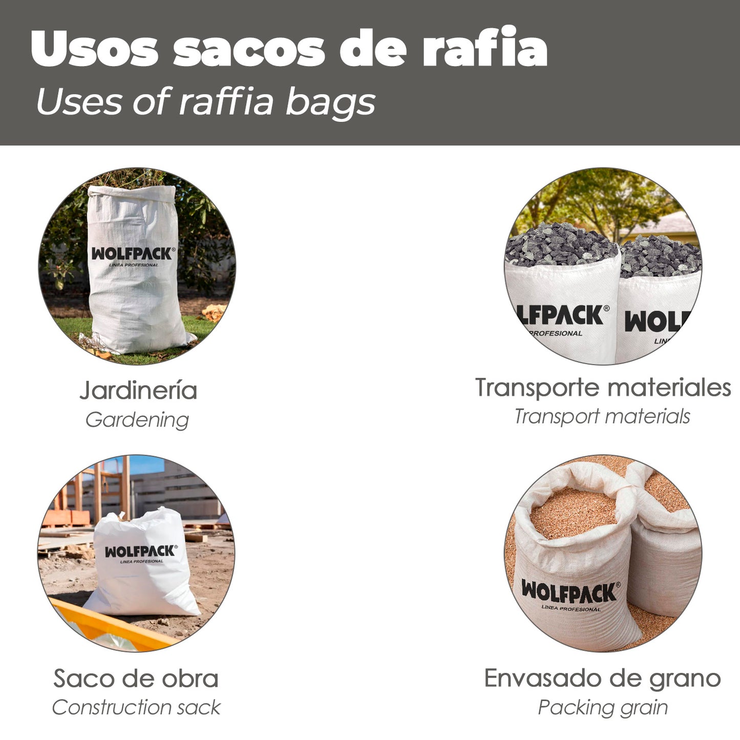 Bolsa de Trabalho Ráfia 50x 80 cm.
