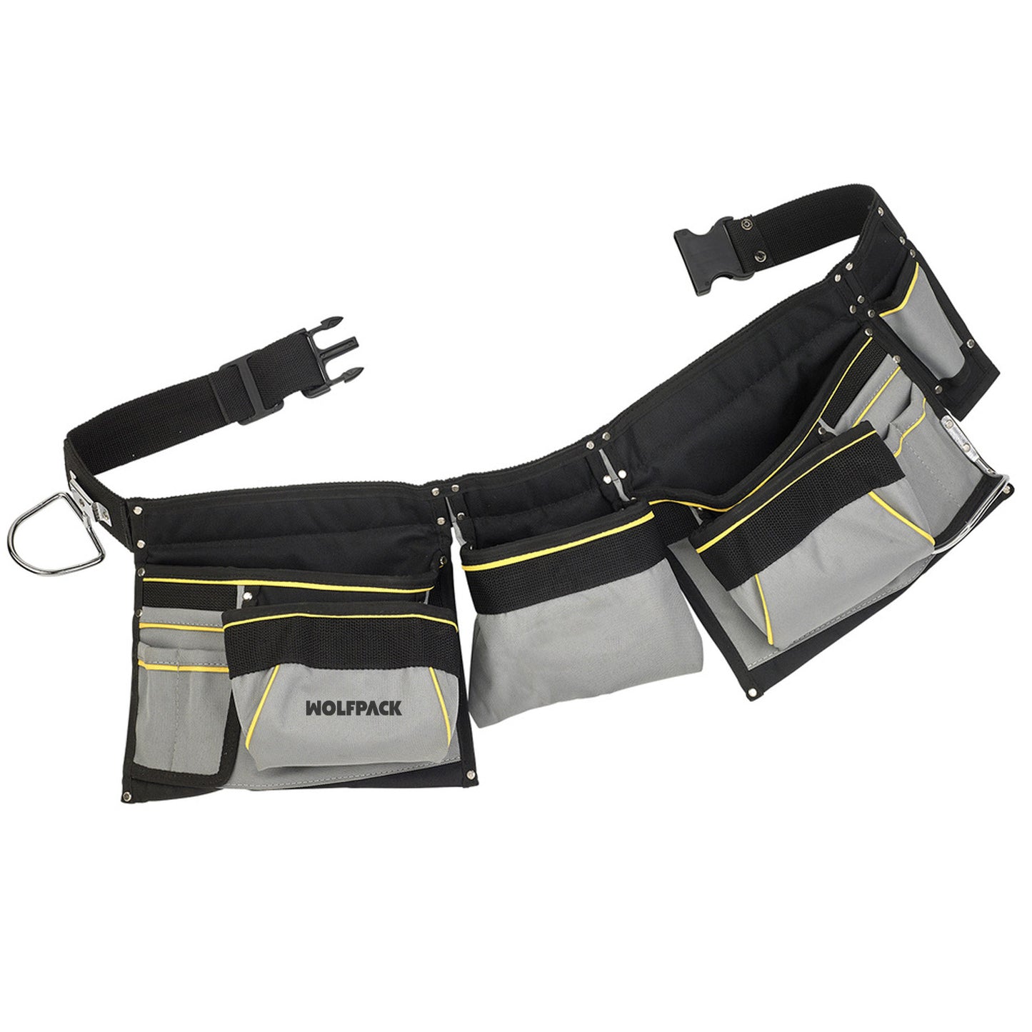 Bolsa Encofrador Doble Con Cinturón Ajustable, Colgador de Martillo, Bolsa Herramientas, Portaherramientas