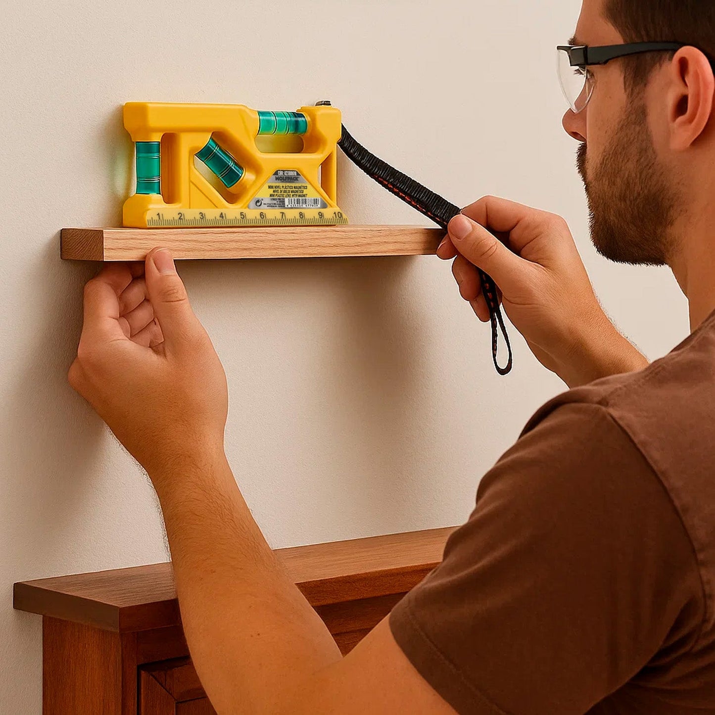 Nivel Plastico Magnetico Mini