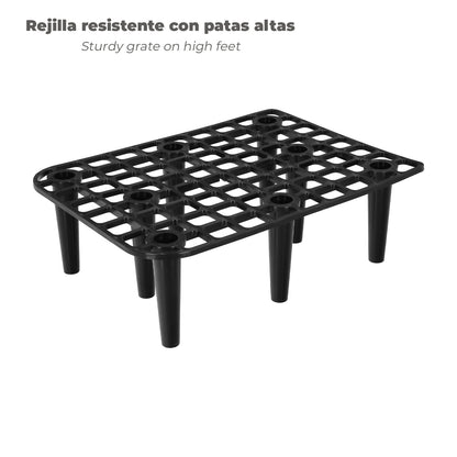 Cubeta Alicatador 24 Litros Con Ruedas