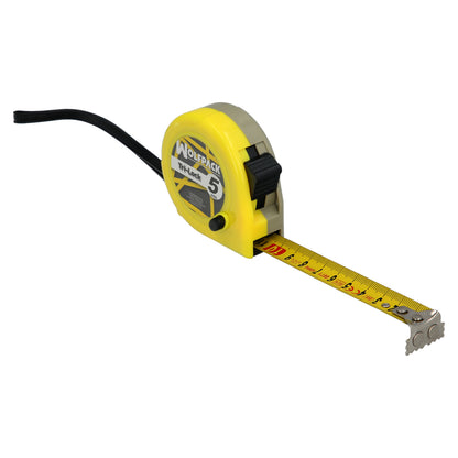 Flexômetro magnético amarelo com freio 5 metros / 19 mm.