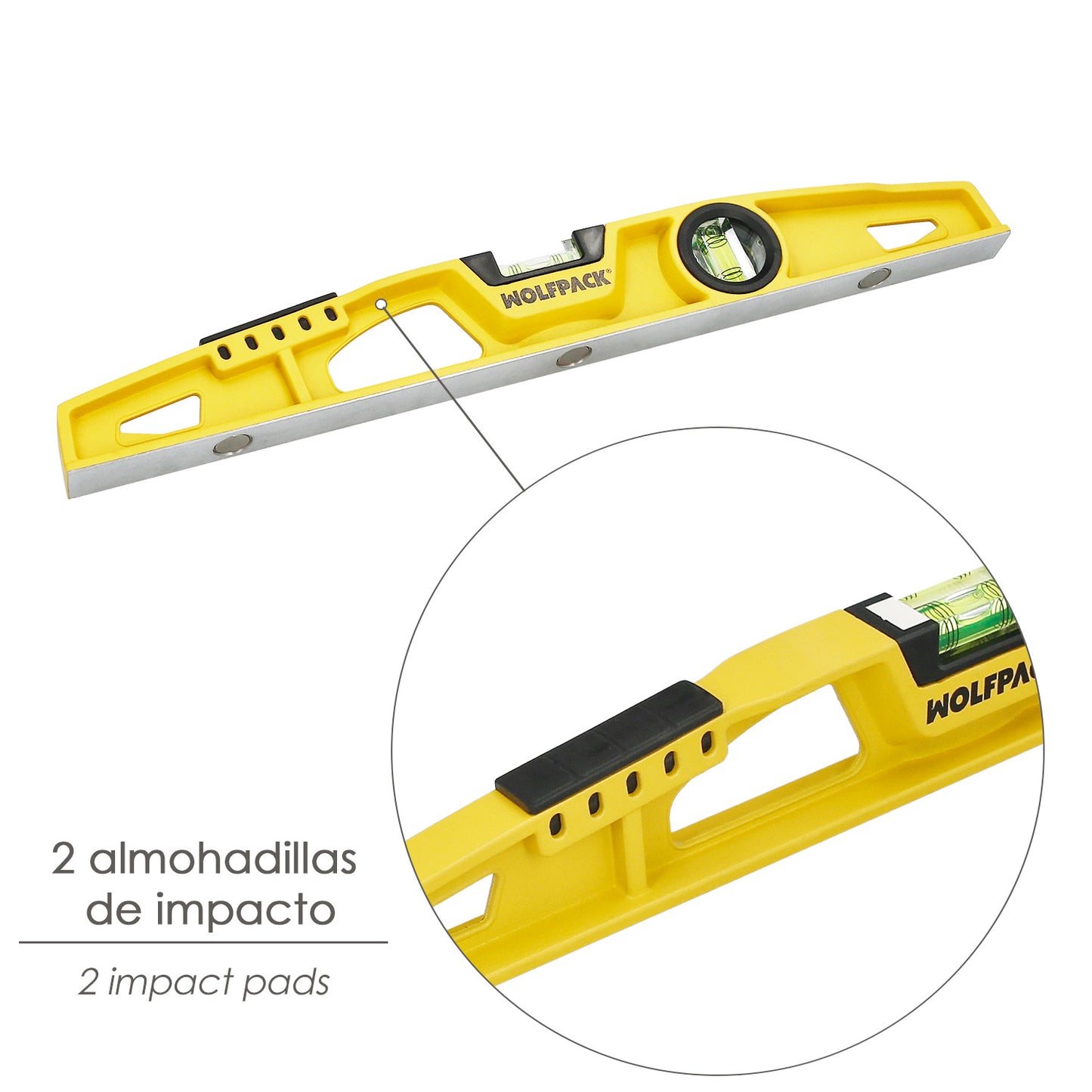 Nivel Ala De Avion Magnetico Plus 40 cm.