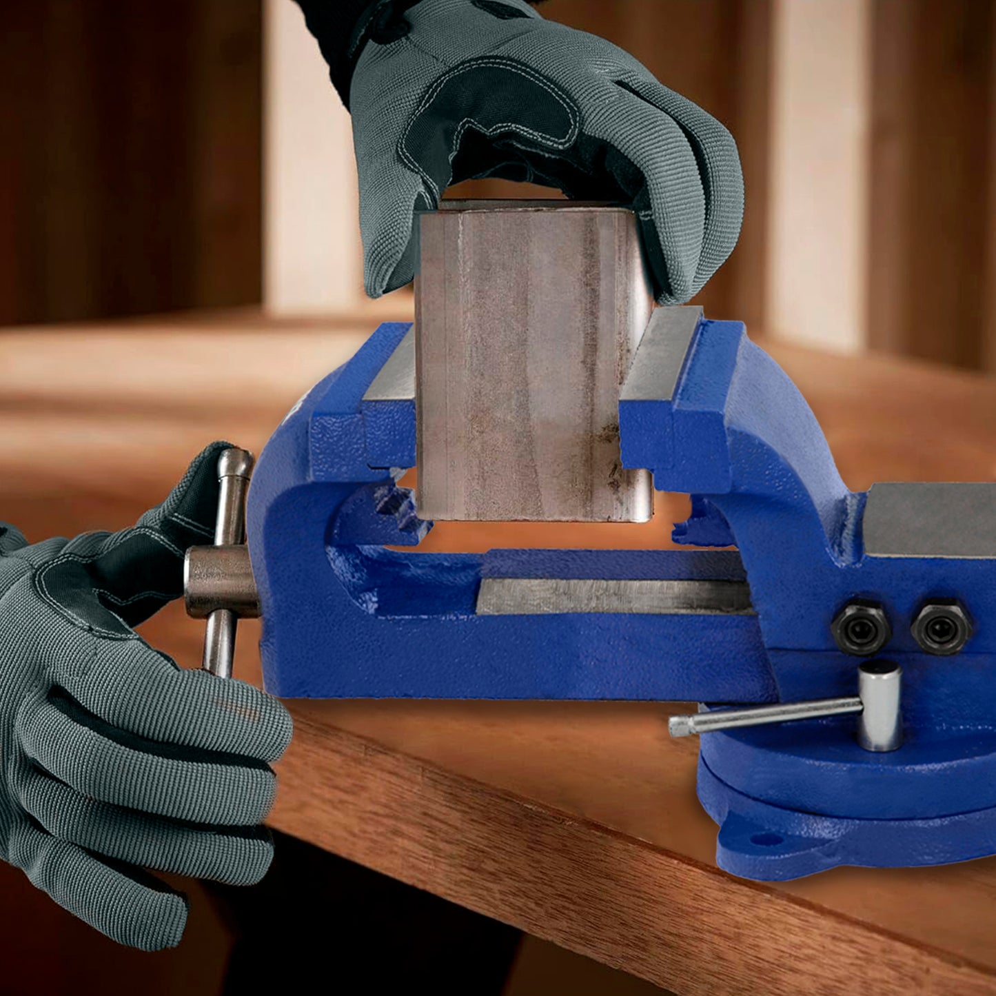 Tornillo Banco Giratorio Heavy Duty 155 mm Banco De Mesa Giratorio, Tornillo Sujeción, Abrazadera De Banco, Tornillo Banco Tubos