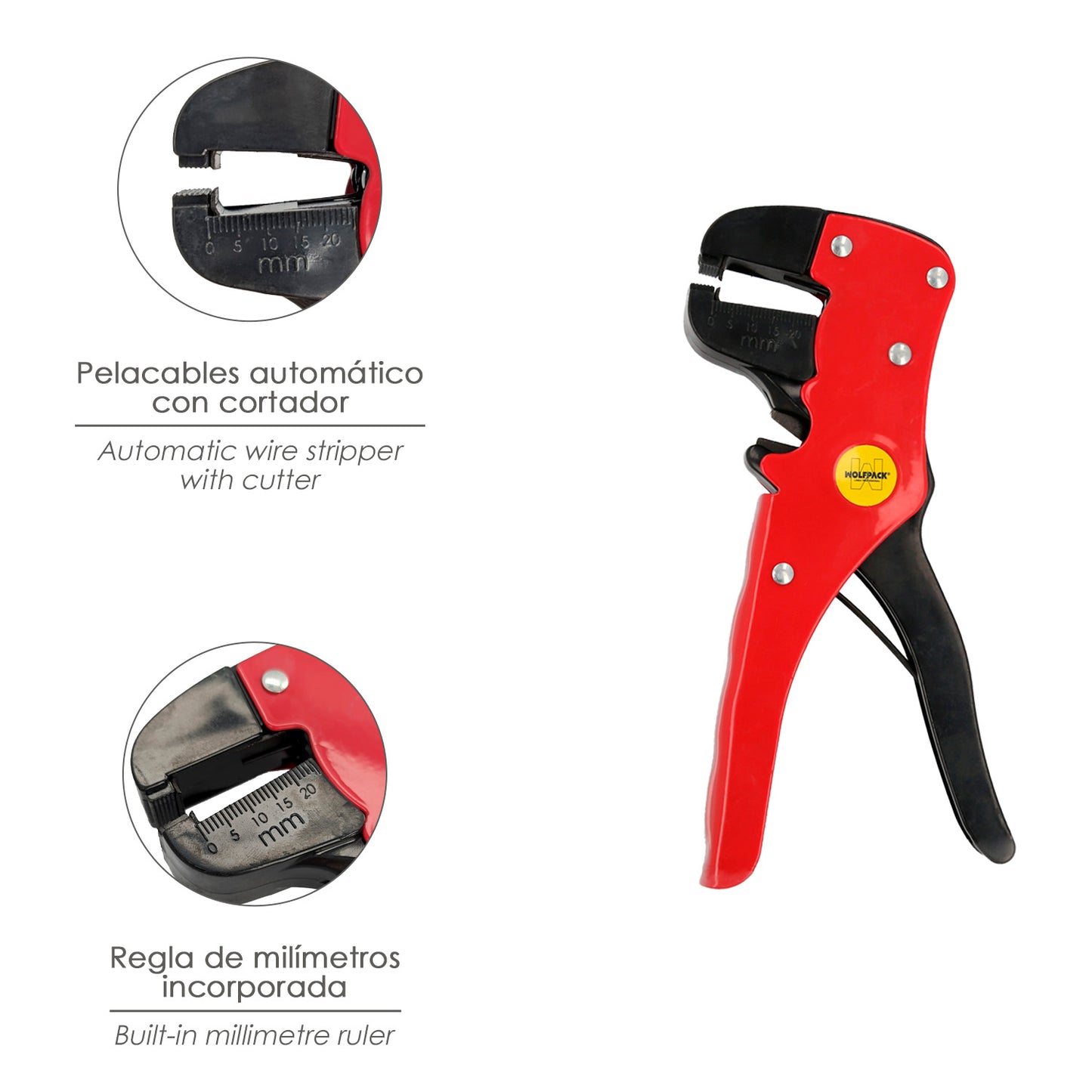 Pinza Pelacables Cortacables 0,2-0,6 Mm