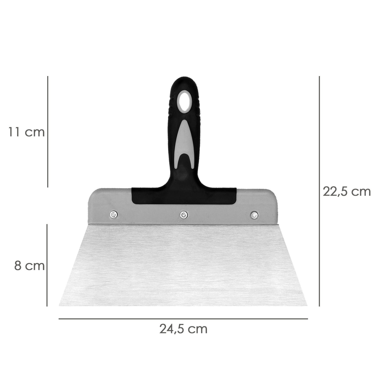 Espatula Acero 250 mm. Mango TPR