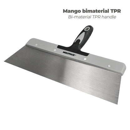Espatula Acero 380 mm. Mango TPR