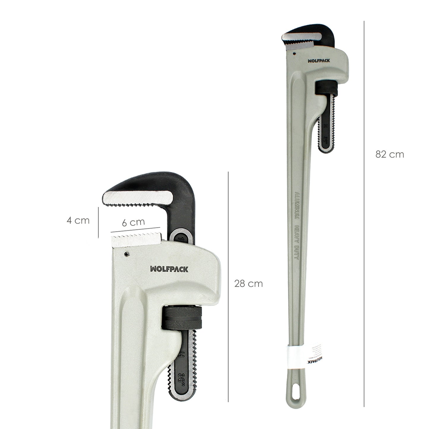 Llave Stillson Heavy Duty Aluminio 36" Llave Para Tubos, Llave Plomeria, Llave Para Tuberias, Llave Grifa.