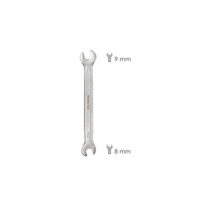 Llave Fija Plus Acero Cromo Vanadio 8x9 DIN 3110. Llaves Fijas Dobles
