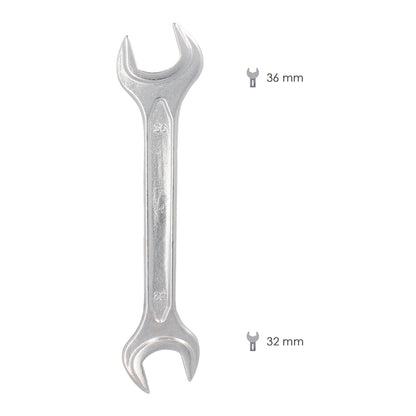 Llave Fija Plus Acero Cromo Vanadio 32x36 DIN 3110. Llaves Fijas Dobles