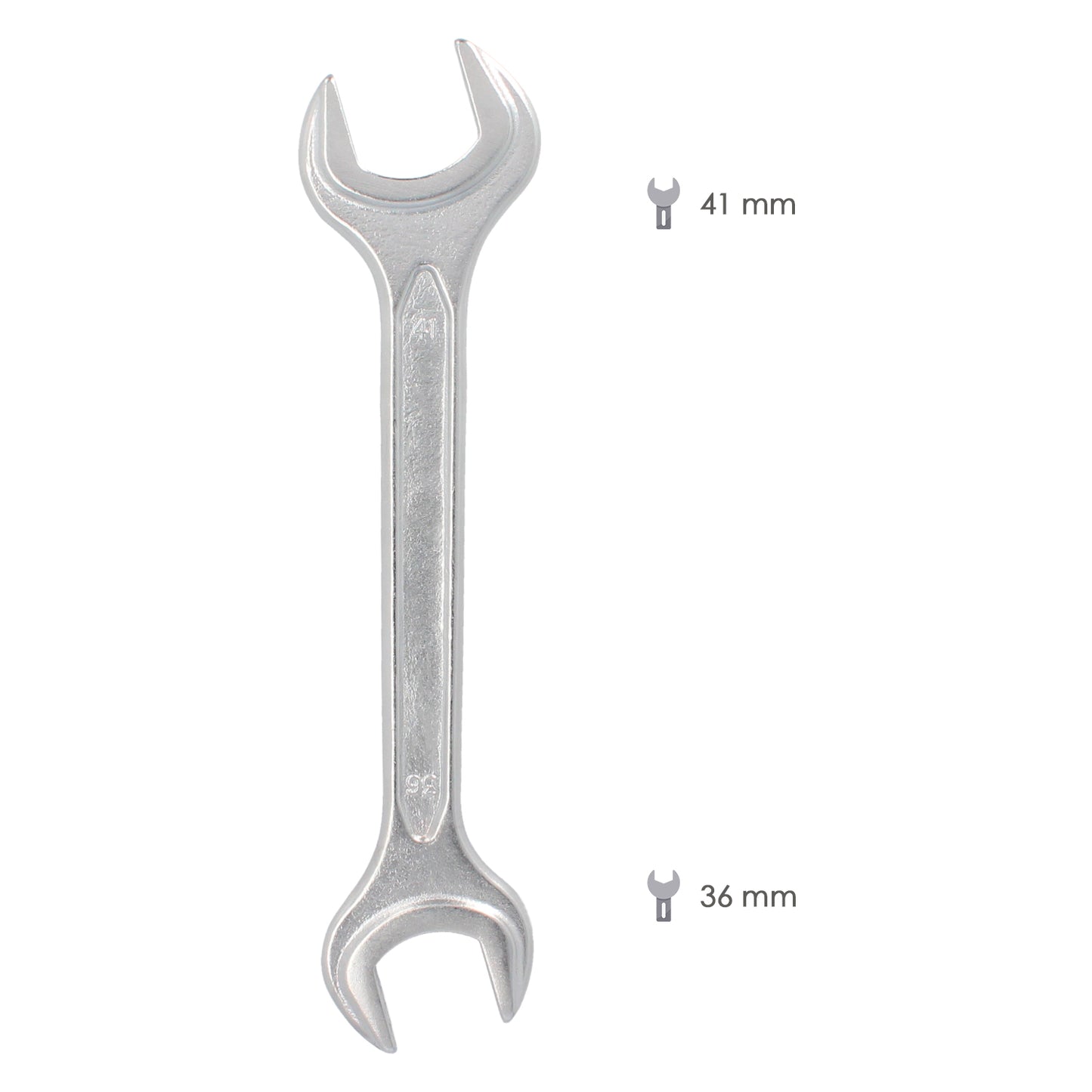 Llave Fija Plus Acero Cromo Vanadio 36x41 DIN 3110. Llaves Fijas Dobles