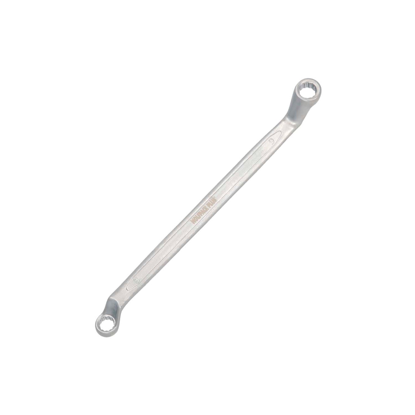 Chave de anel de deslocamento Plus aço cromo vanádio 8x9 DIN 838. Chave de deslocamento duplo, chave de deslocamento de extremidade aberta