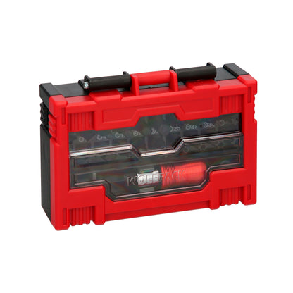 Juego De Puntas Destornillador Acero Cromo Vanadio Con Adaptador Rapido 32 Piezas