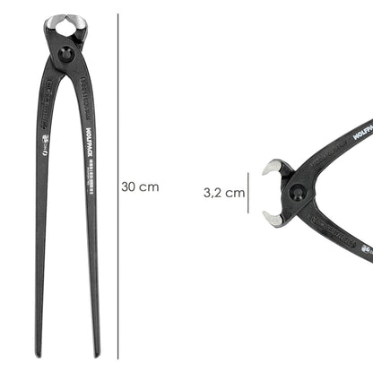 Tenazas Rusas Plus DIN/ISO 9242 Negra   12"