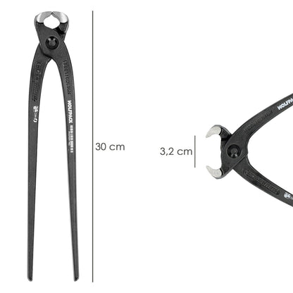 Tenazas Rusas Plus DIN/ISO 9242 Negra   12"
