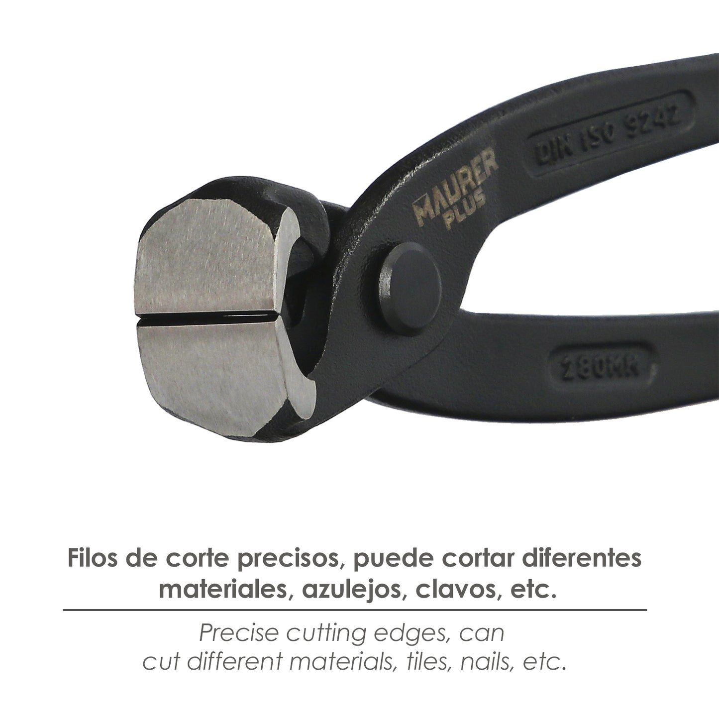 Tenazas Rusas Plus Negra   9"