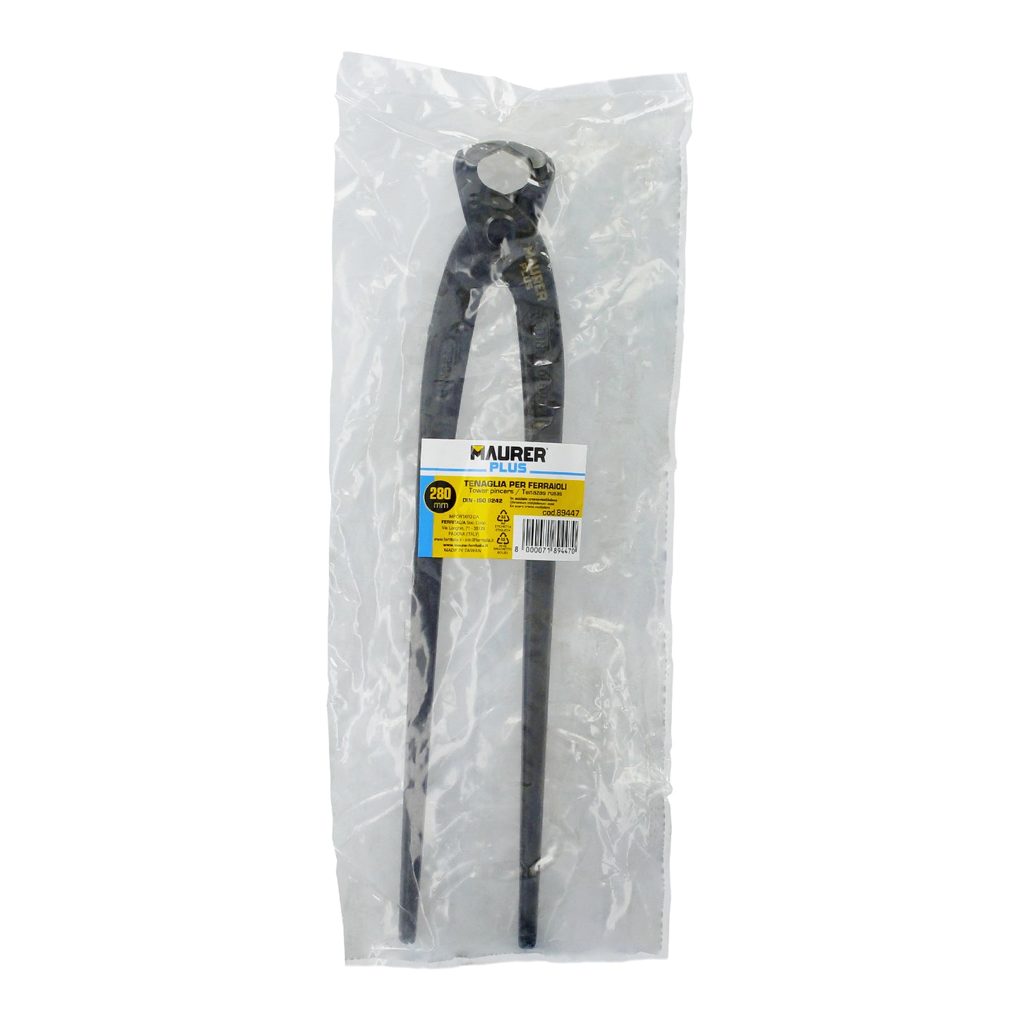 Tenazas Rusas Plus Negra   9"