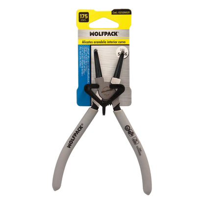Alicates Arandelas Interiores Curvo 175 mm. Acero Din 5256. Anillos De Presion, Anillos De Retención, Arandelas Circlips