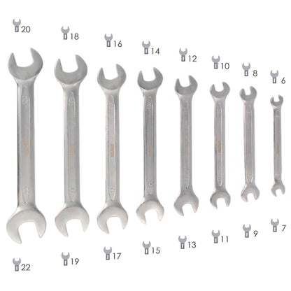 Conjunto de chaves abertas Wolfpack 12 peças