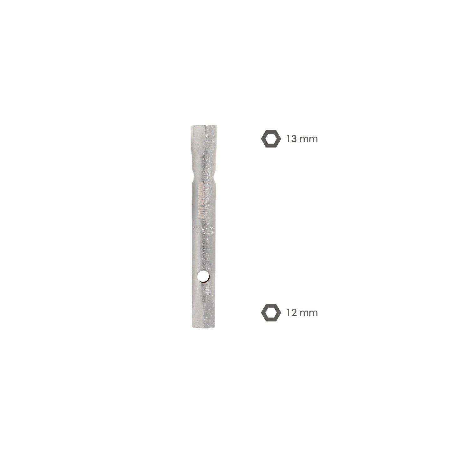 Llave Tubo Tubular 12x13 Fabricada en Acero Cromo Vanadio, Llave Grifería, Llave De Tubo Para Grifos, Llaves De Tubo Doble