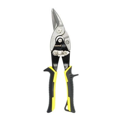 Tijeras Chapa Corte Izquierda 250 mm. Hoja Acero Al Carbono, Mangos Engomados, Con Dientes Serrados, Cortachapa, Tijera Aviacion