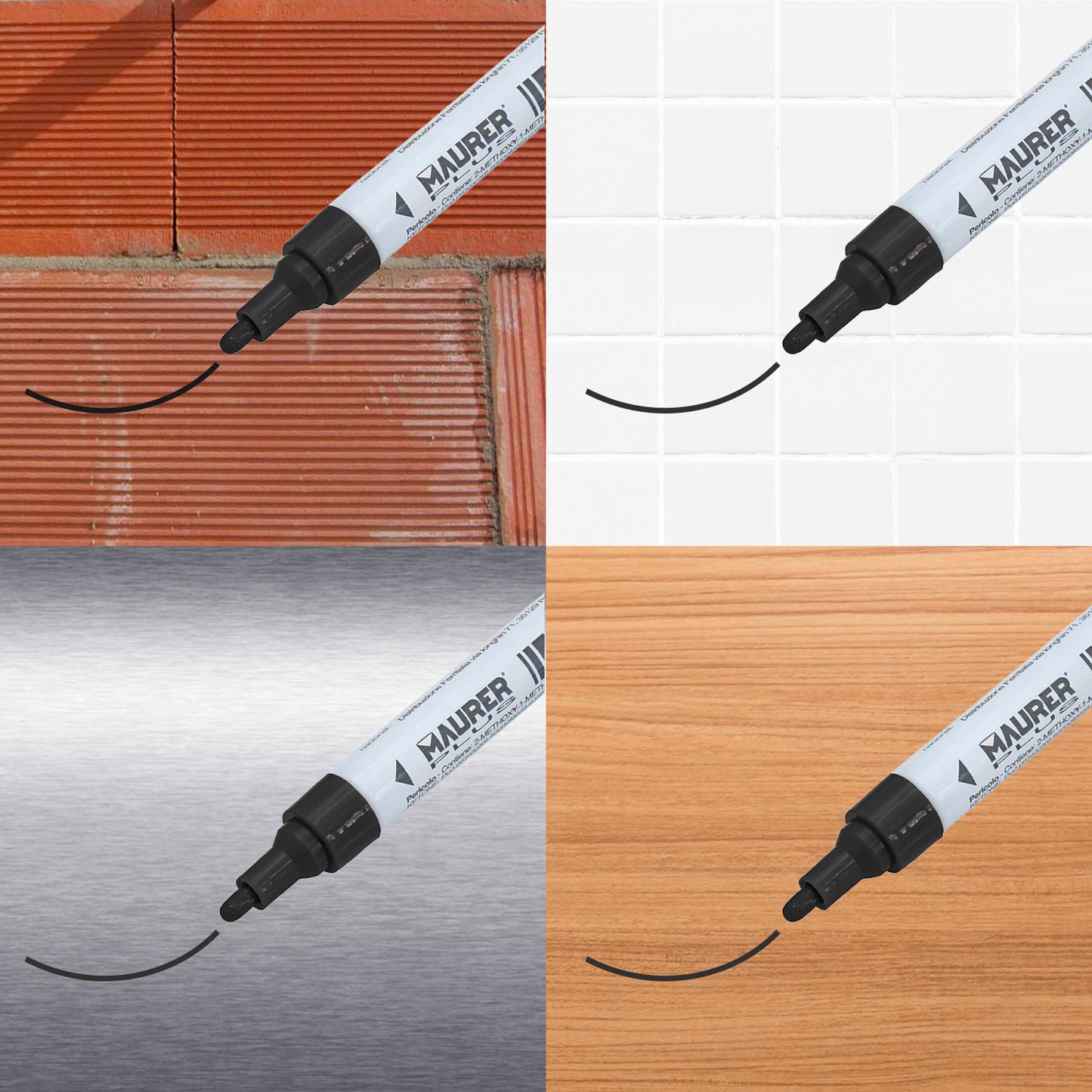 Rotulador Marcador Obra Profesional Pintura Permanente Negro