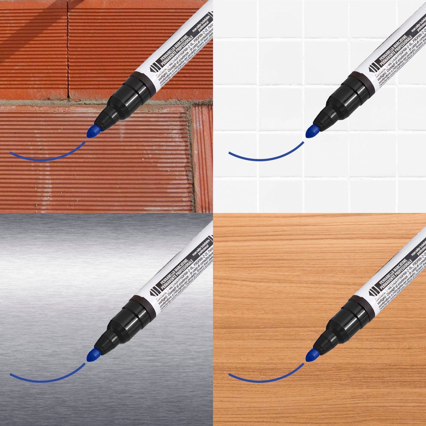 Marcador Permanente Profissional Azul