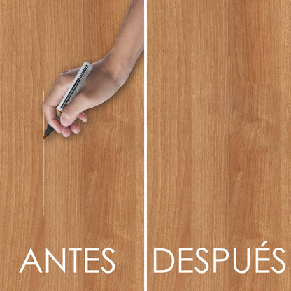 Expositor de Marcadores de Retoque de Madeira 24 peças.
