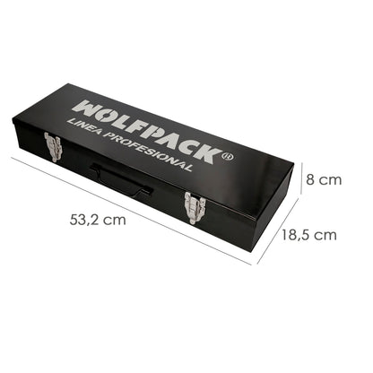 Conjunto de soquetes de aço cromo vanádio com 21 peças 3/4" Plus com maleta.