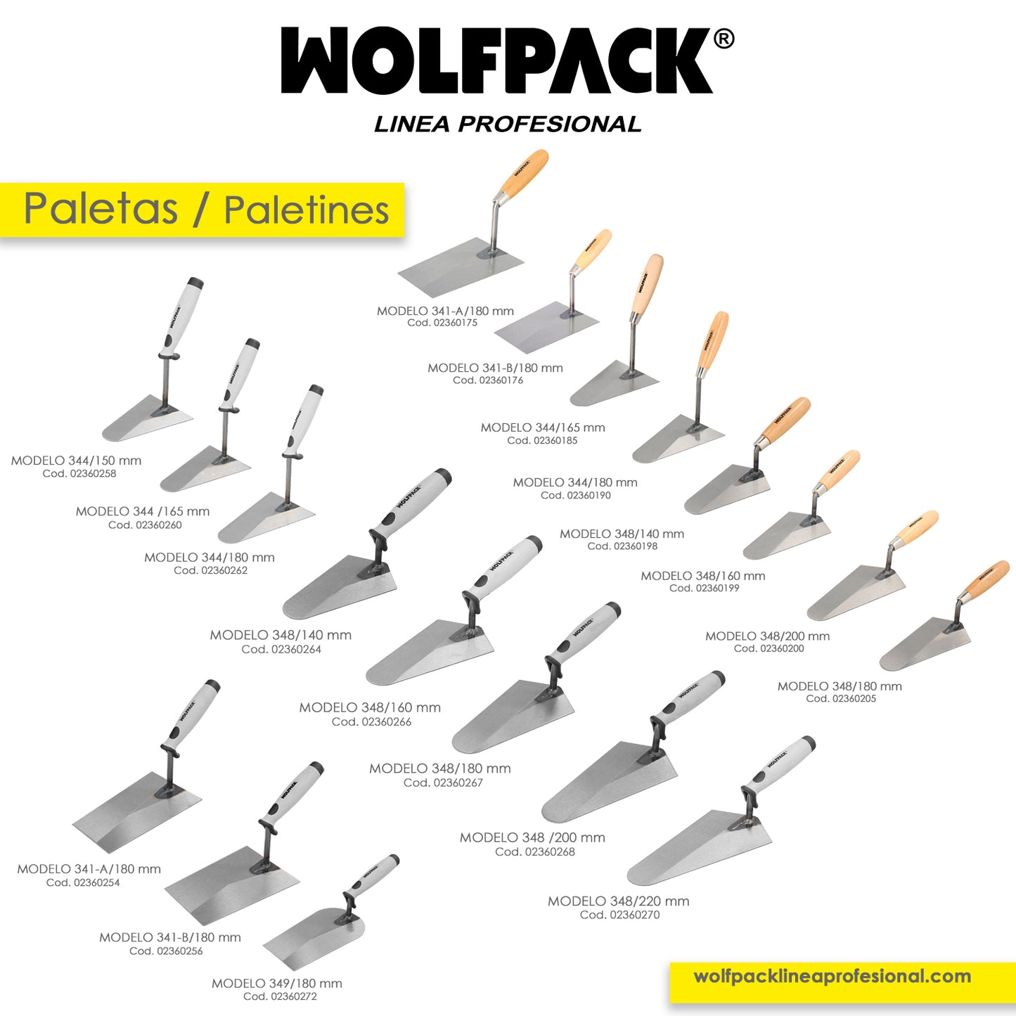 Talocha Wolfpack Plus Cabo Madeira 341-a/180 mm.