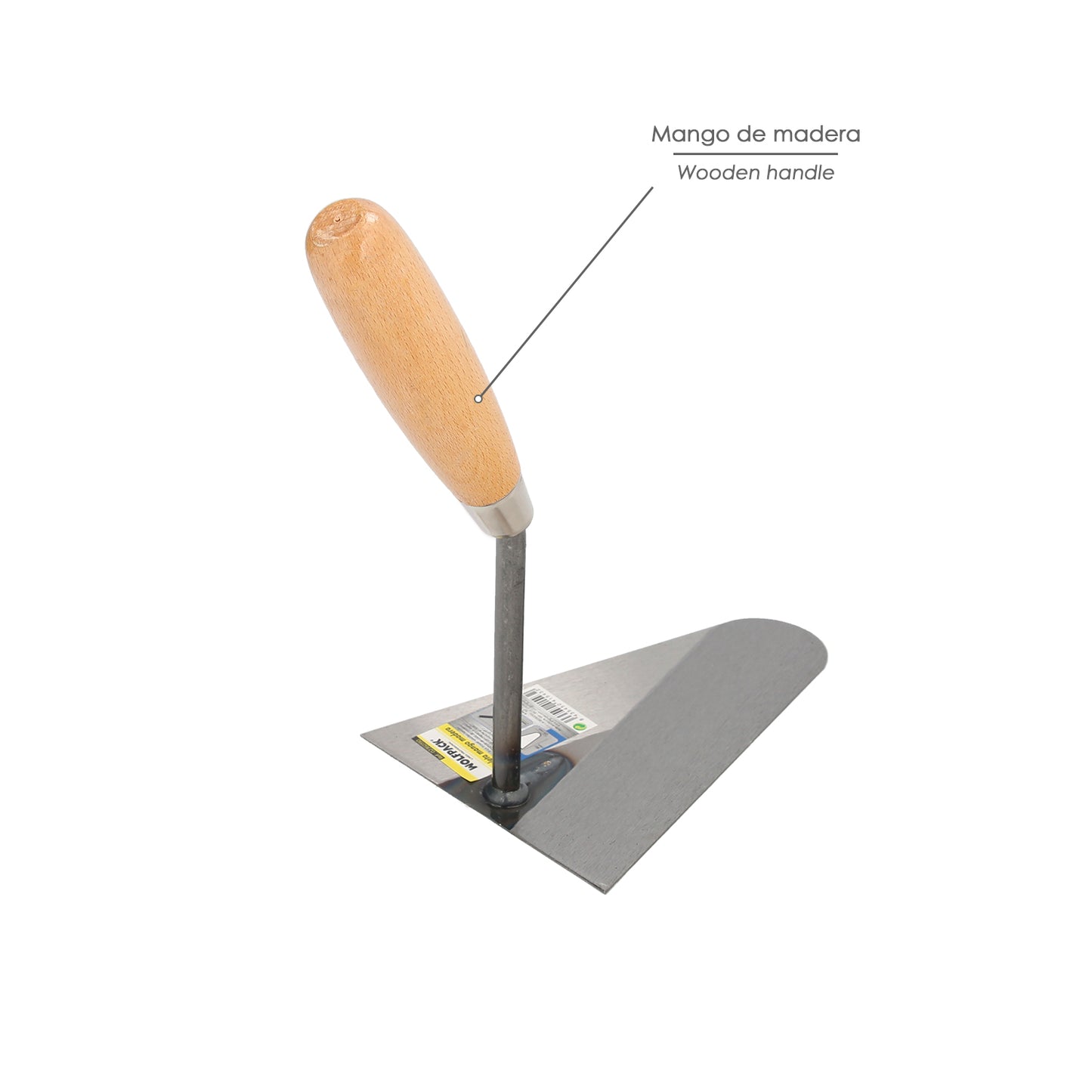 Paleta Wolfpack Plus Mango Madera 344   180x125 mm.