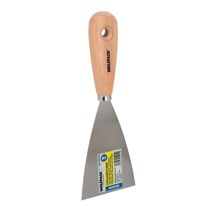 Espatula Mango Madera Hoja Acero 80 mm. Aplicar Yeso, Pintora, Masillas, Pladur, etc.