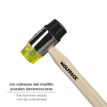 Martelo de chapa de 30mm.