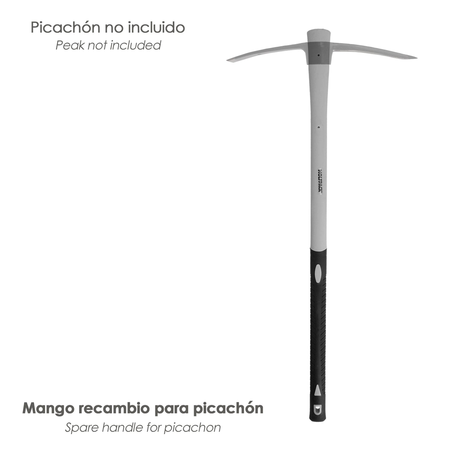 Mango Fibra Vidrio Wolfpack Picachon 1,5 Kg 53x40 mm. Oval Conico