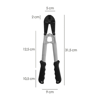 Cortarremaches 300 mm / 12" Hojas de Cromo Vanadio