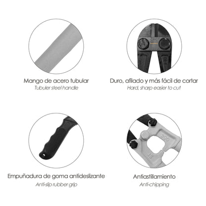 Cortarremaches 750 mm / 30" Hojas de Cromo Vanadio