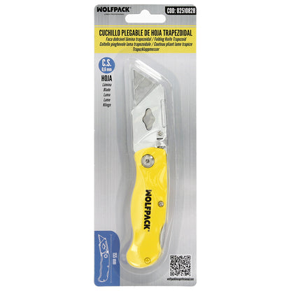 Cutter Plegable Hoja Trapezoidal 155 mm.