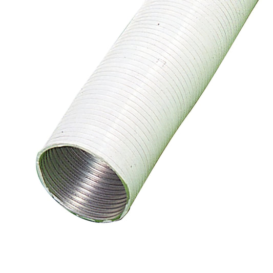 Tubo de alumínio compacto branco Ø 120 mm. / 5 metros.