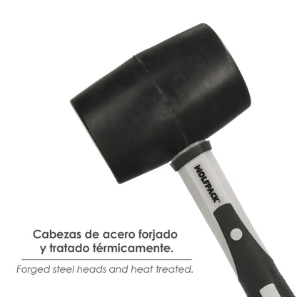 Macete de Borracha Fibra de Vidro Cabo 500 Grms