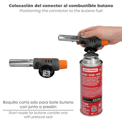 Lanterna Para Cartucho 0,227 Kg. Ignição Elétrica Piezo