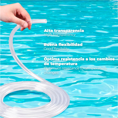 Manguera Transparente Nivel 12x16 mm. Rollo 50 metros
