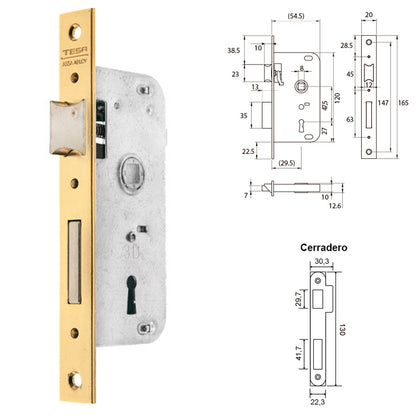 Cerradura Tesa 2002-hl/30