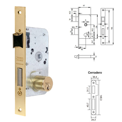 Fecho Tesa 2010-hl/40