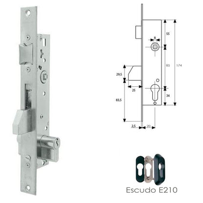 Fechadura Tesa 2210/20/3ai