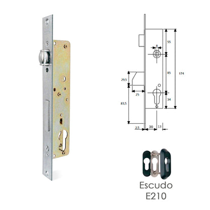 Fechadura Tesa 2216/20/3ai