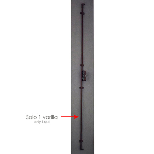 Vara Espagnolette Marrom 1 Metro 837