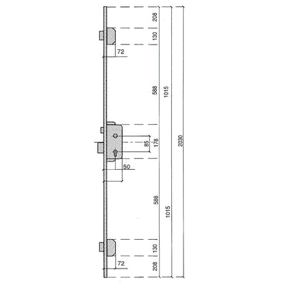 Cerradura Ucem Seguridad 2510/cl001s