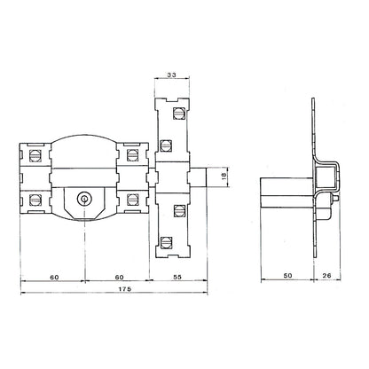 Cerrojo Fac 301-r/120-p