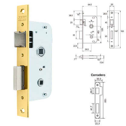 Cerradura Tesa 2004-hl/40