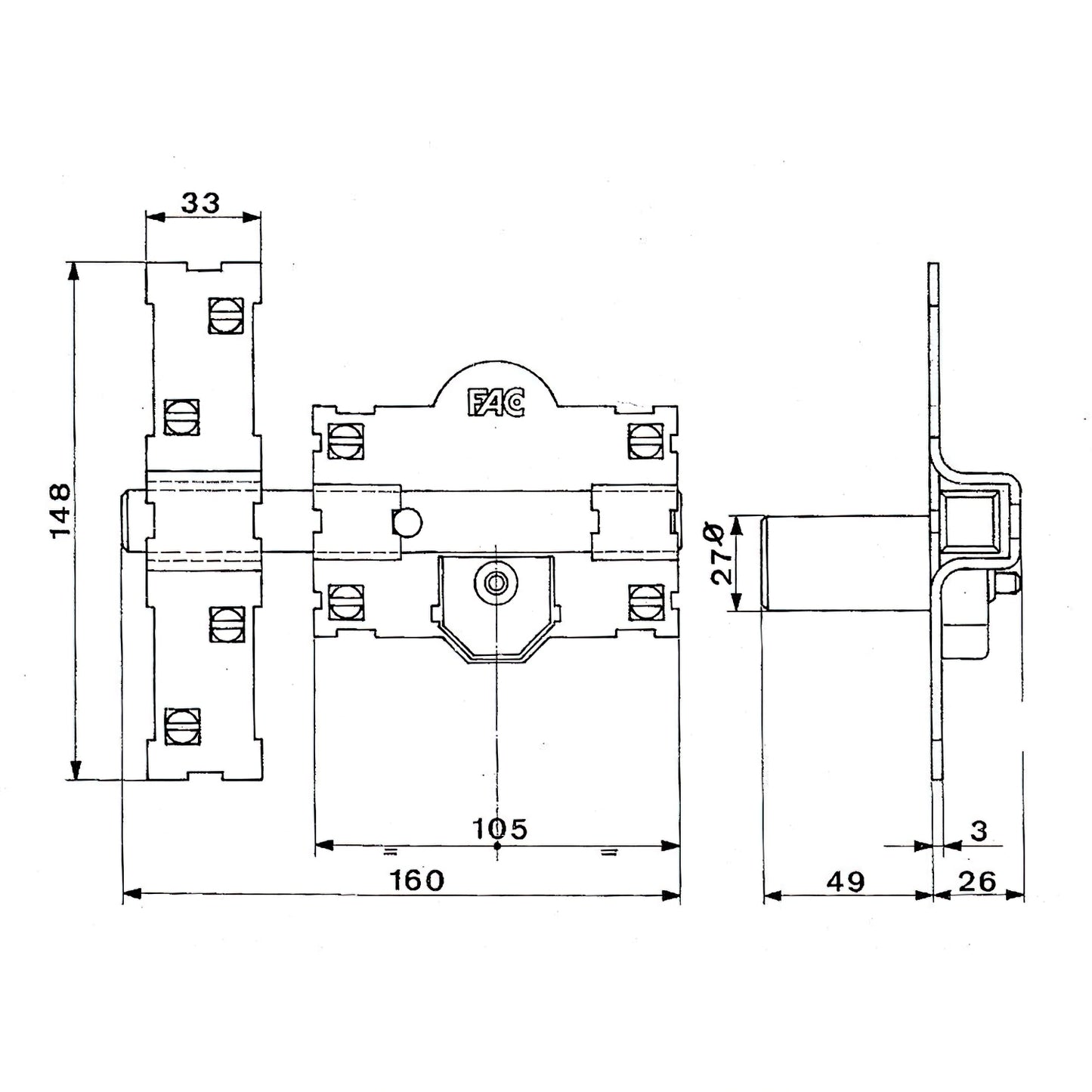 Parafuso Fac 101-r/105-p