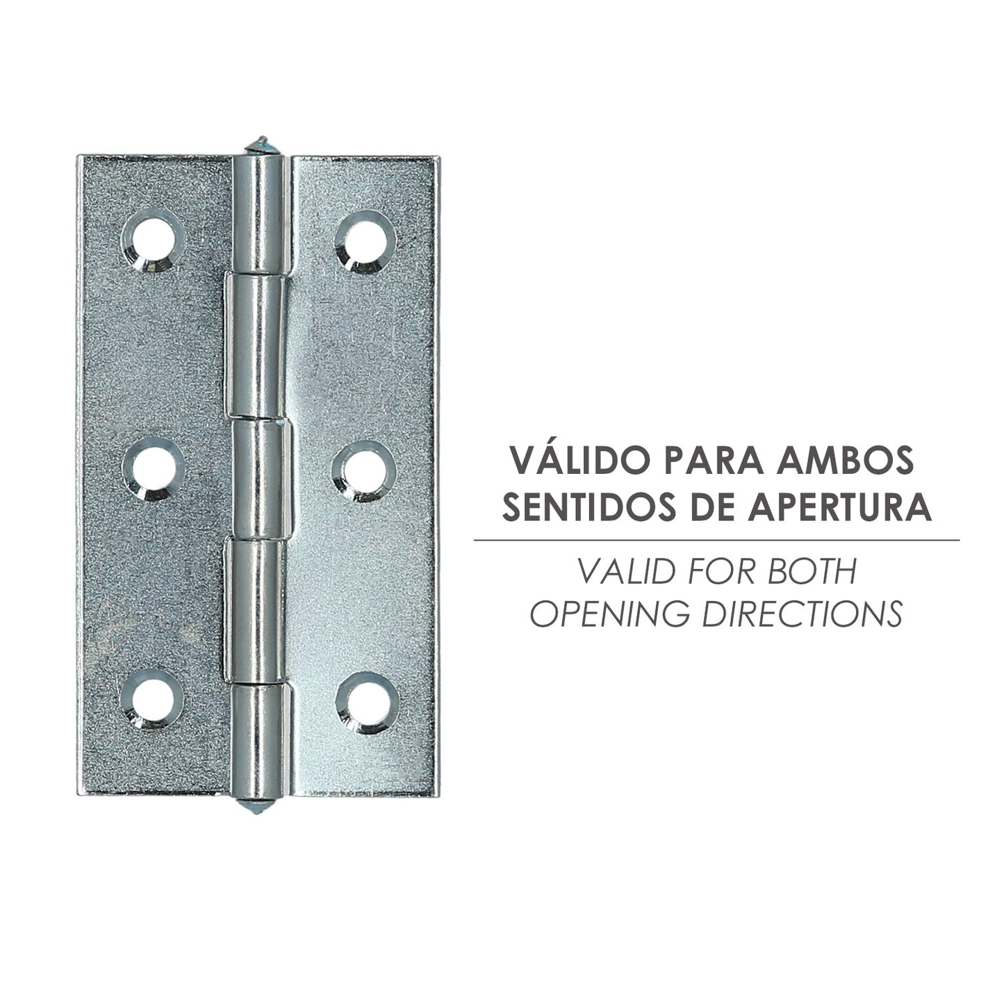 Dobradiça 5005 Zincada 2-1/4"